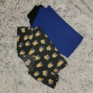 Blue minion Scrub set size XS
